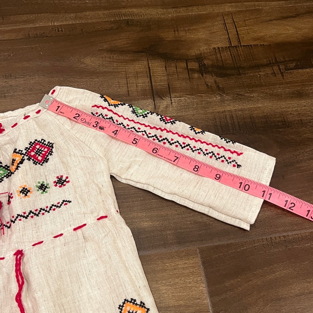 Ukrainian traditional embroidered dress baby girl 12 months 8 months - Picture 5 of 6
